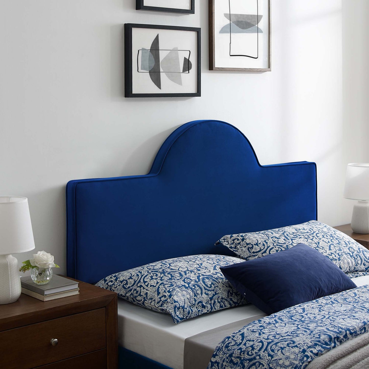 Dawn Performance Velvet Full/Queen Headboard