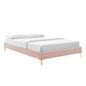 Sutton Performance Velvet Twin Bed Frame