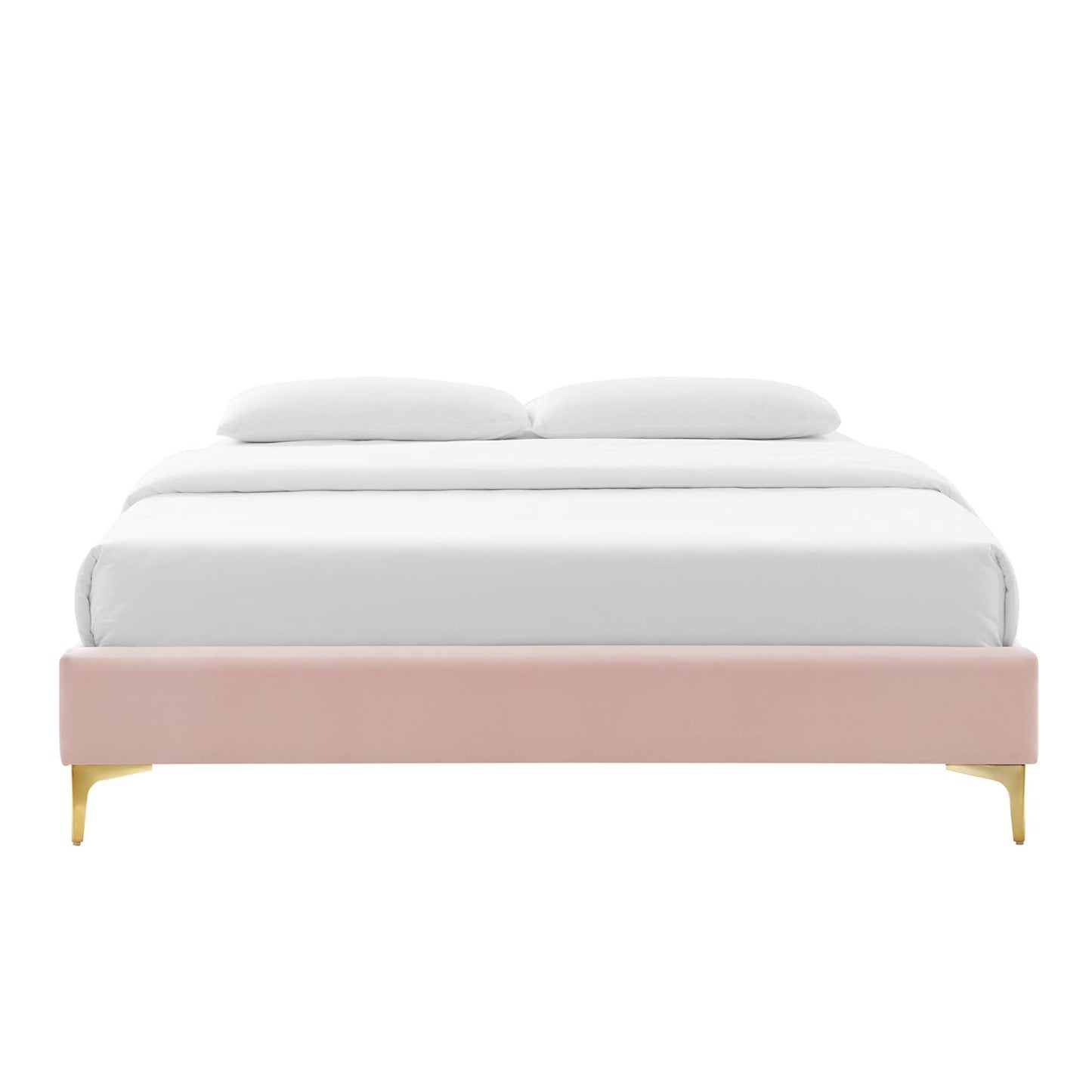 Sutton Performance Velvet King Bed Frame