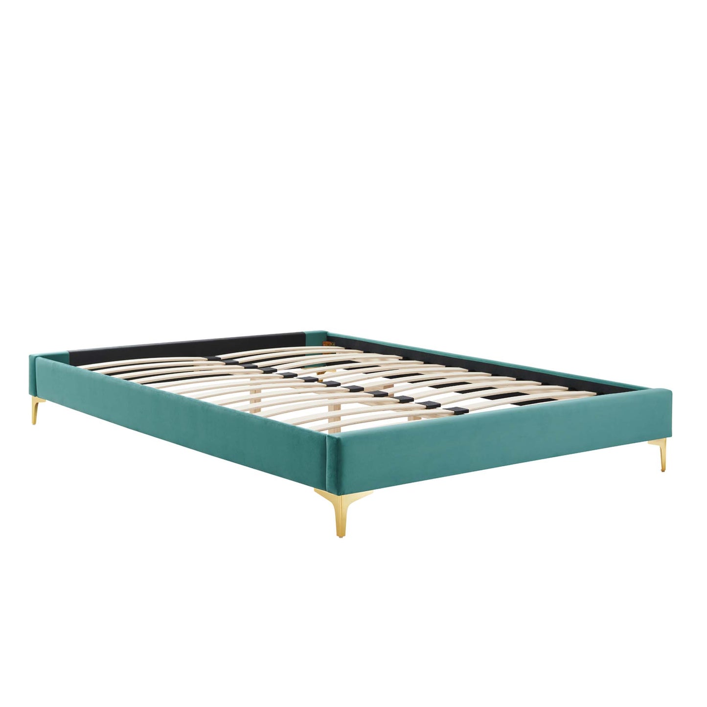 Sutton Performance Velvet King Bed Frame