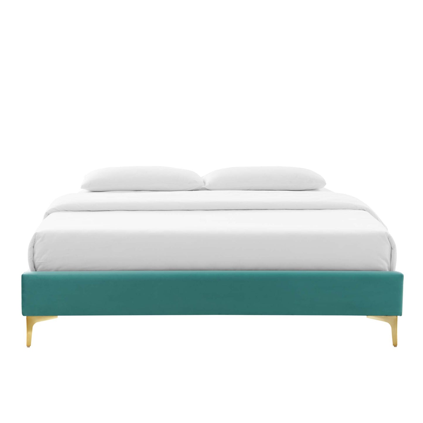 Sutton Performance Velvet King Bed Frame