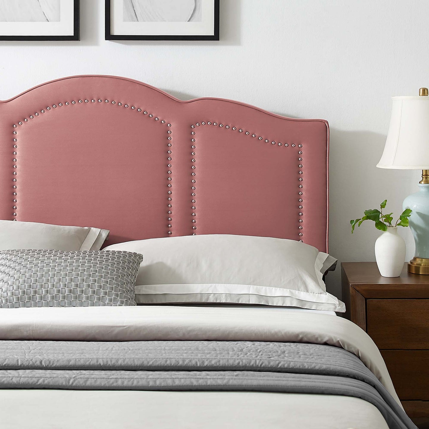 Cecilia Performance Velvet King/California King Headboard