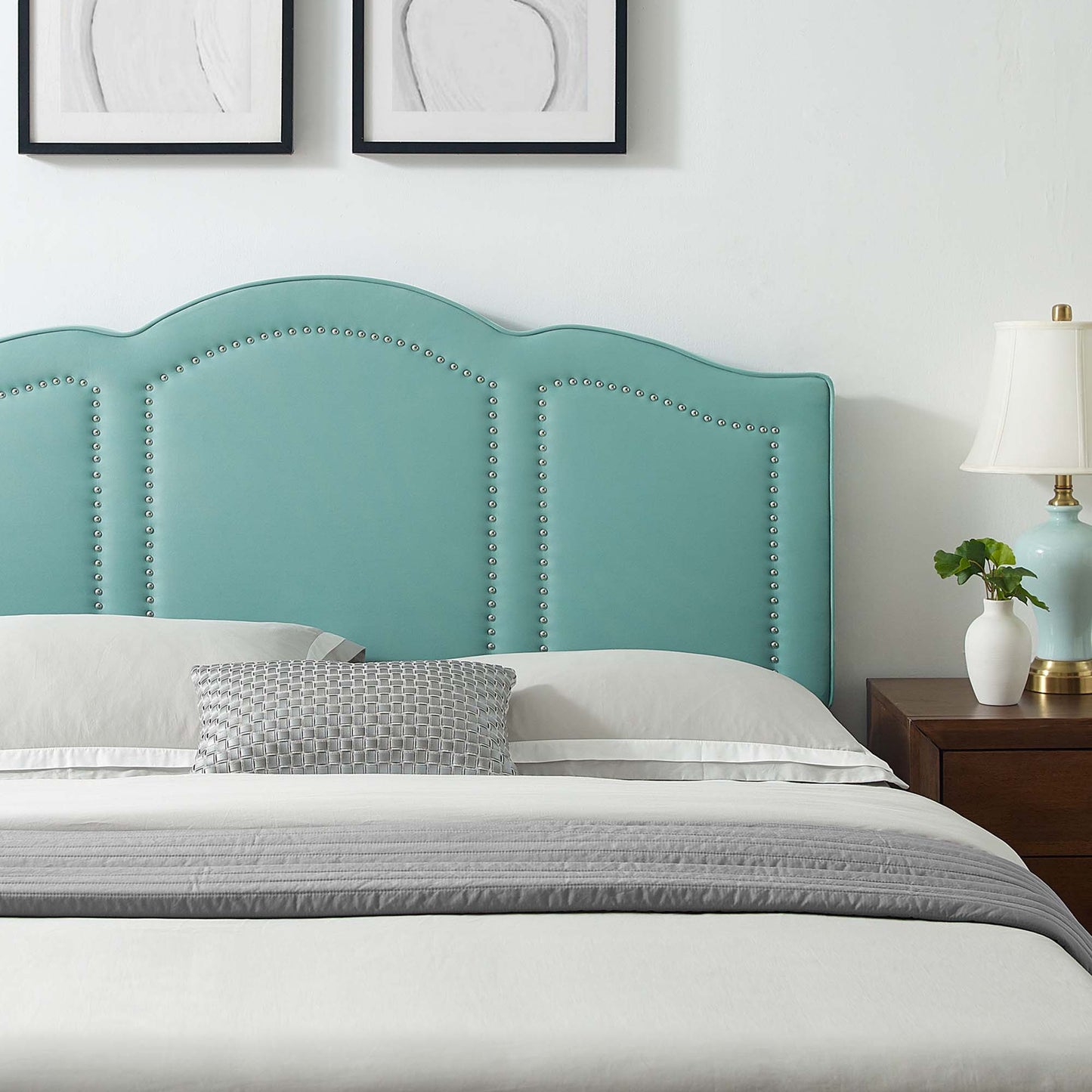 Cecilia Performance Velvet King/California King Headboard