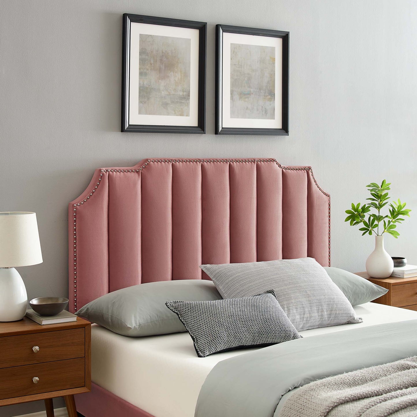 Rosalind Performance Velvet King/California King Headboard