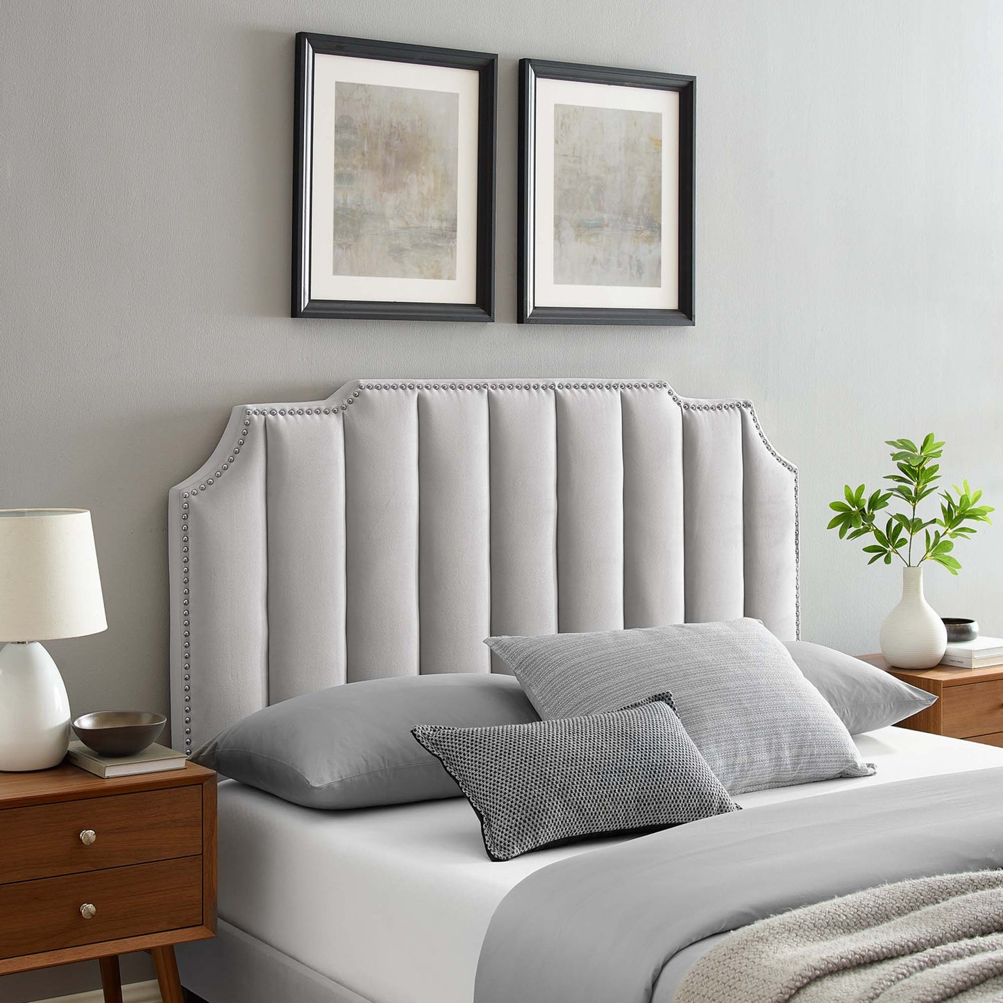 Rosalind Performance Velvet King/California King Headboard