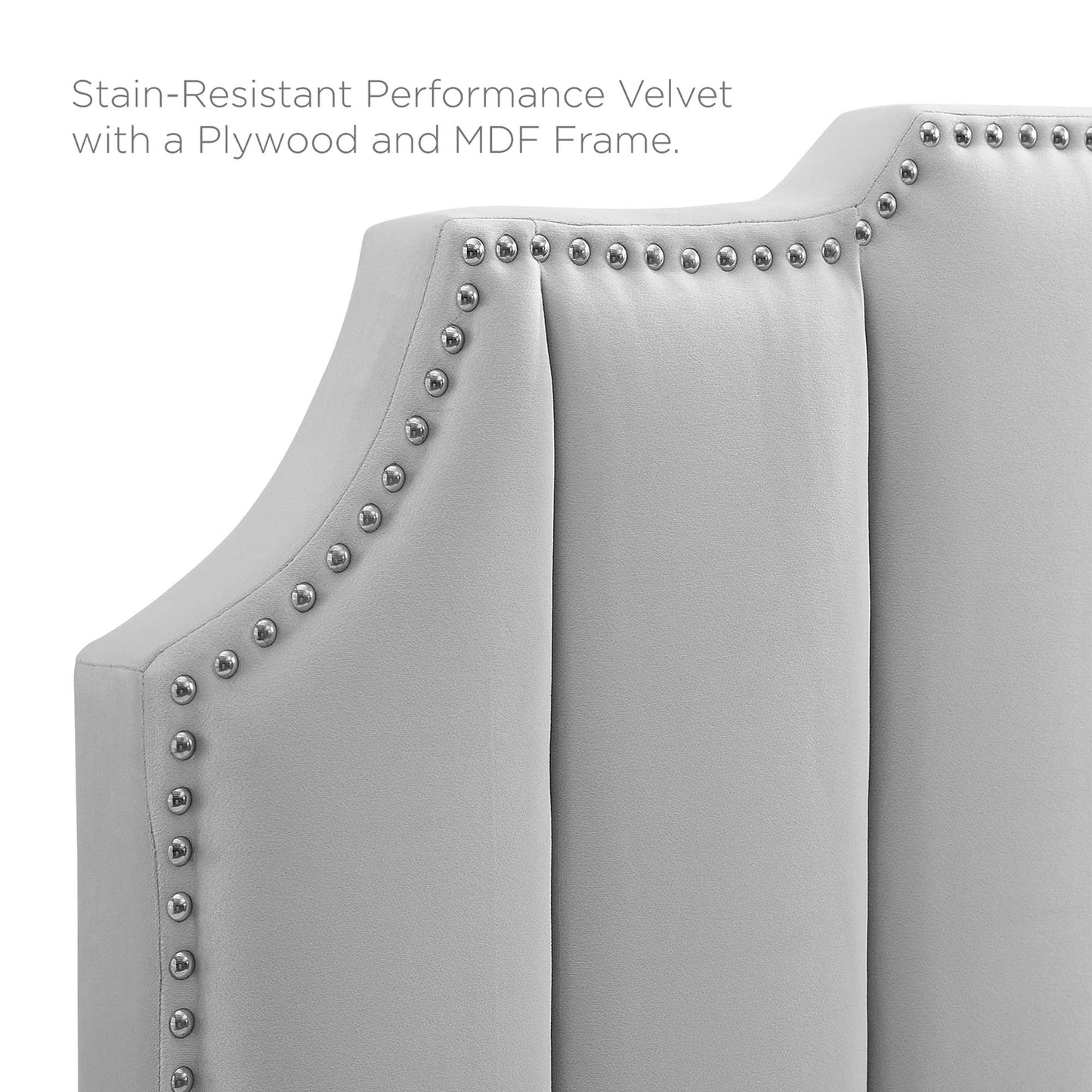 Rosalind Performance Velvet King/California King Headboard