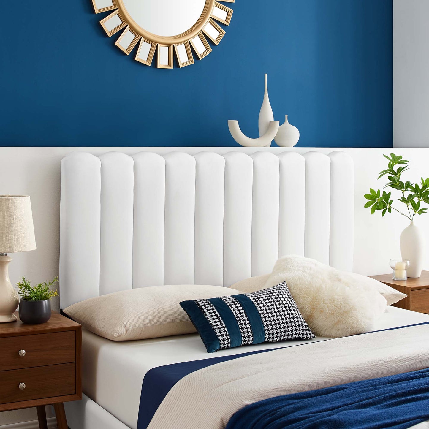 Delilah Performance Velvet Twin Headboard