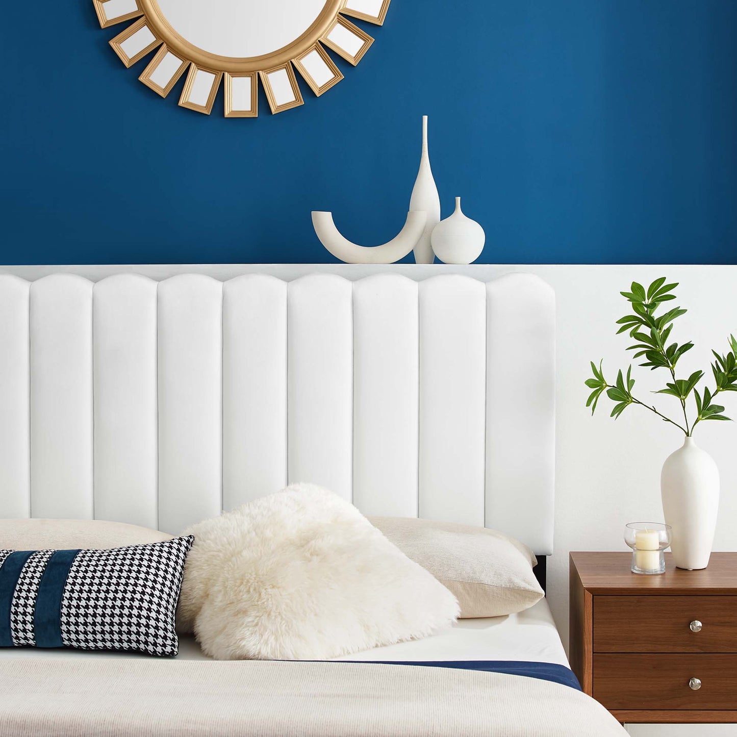 Delilah Performance Velvet Twin Headboard