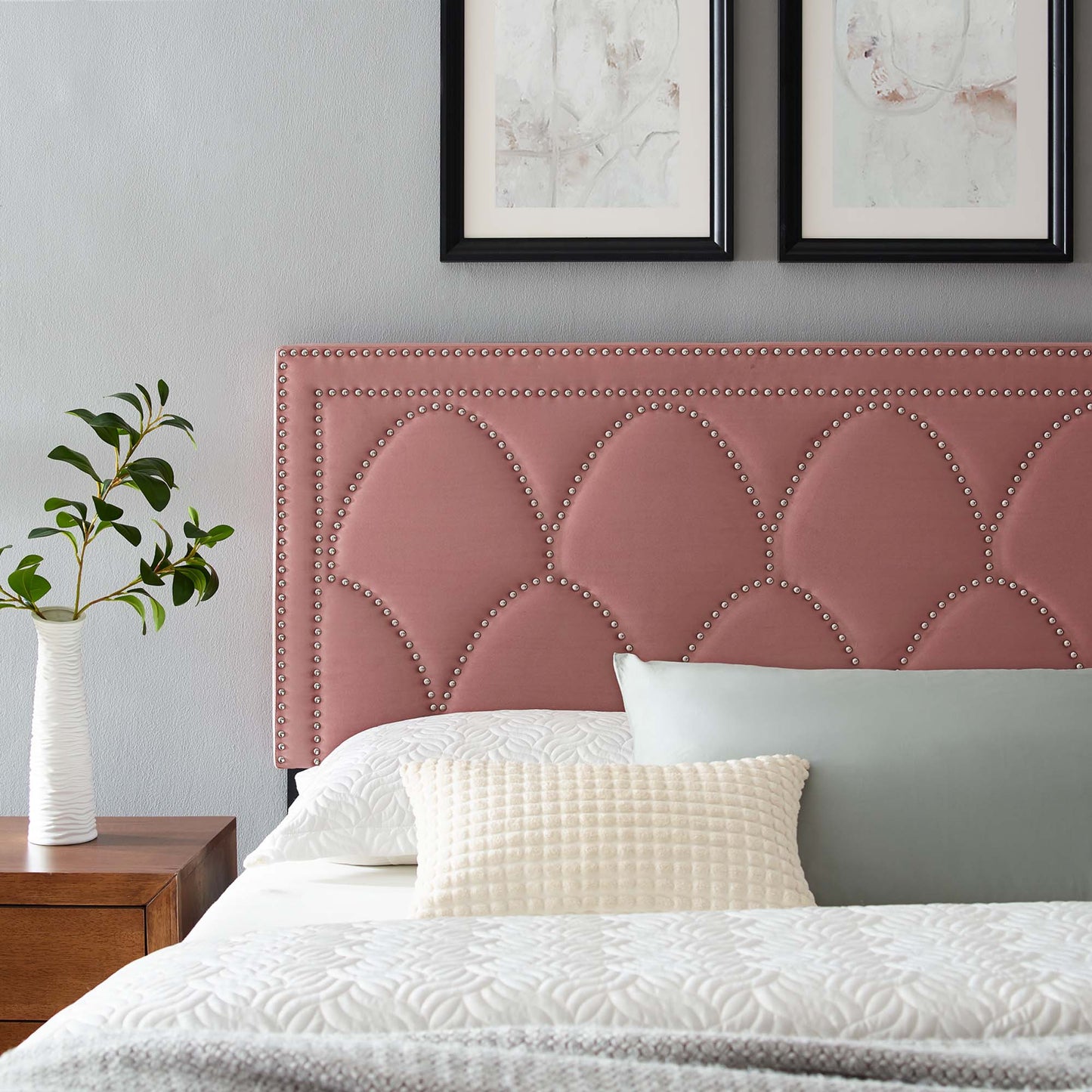 Greta Performance Velvet Twin Headboard