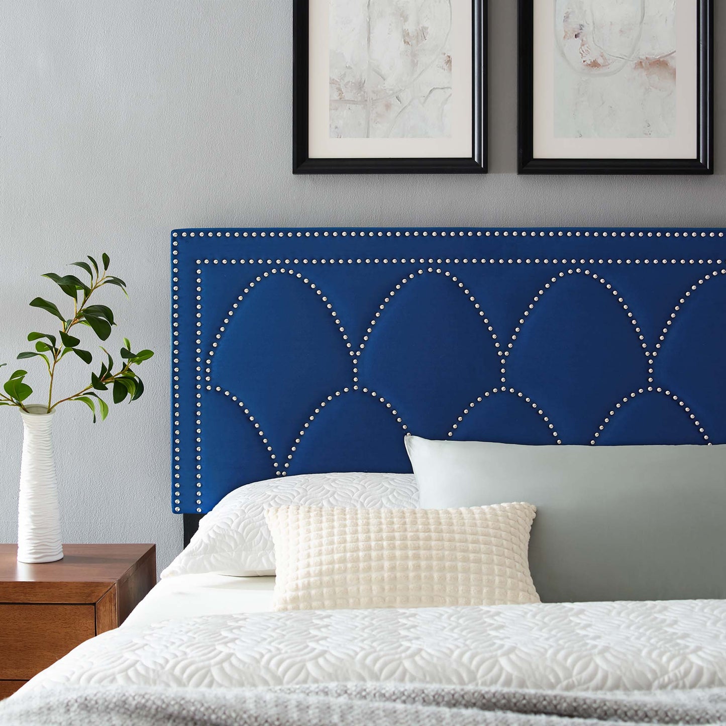 Greta Performance Velvet Twin Headboard