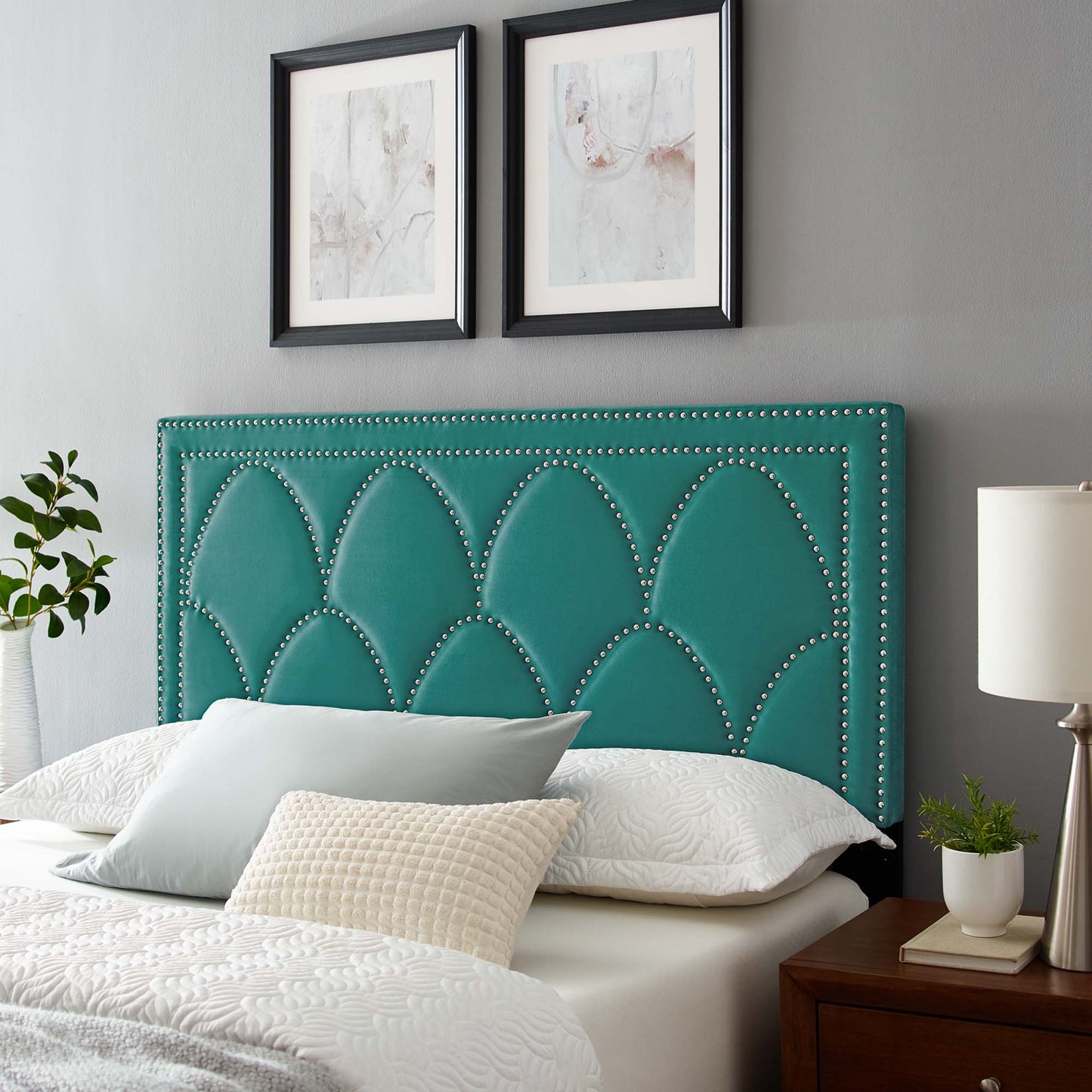 Greta Performance Velvet Twin Headboard