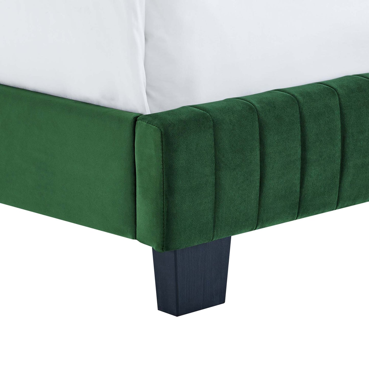 Celine Channel Tufted Performance Velvet King Bed