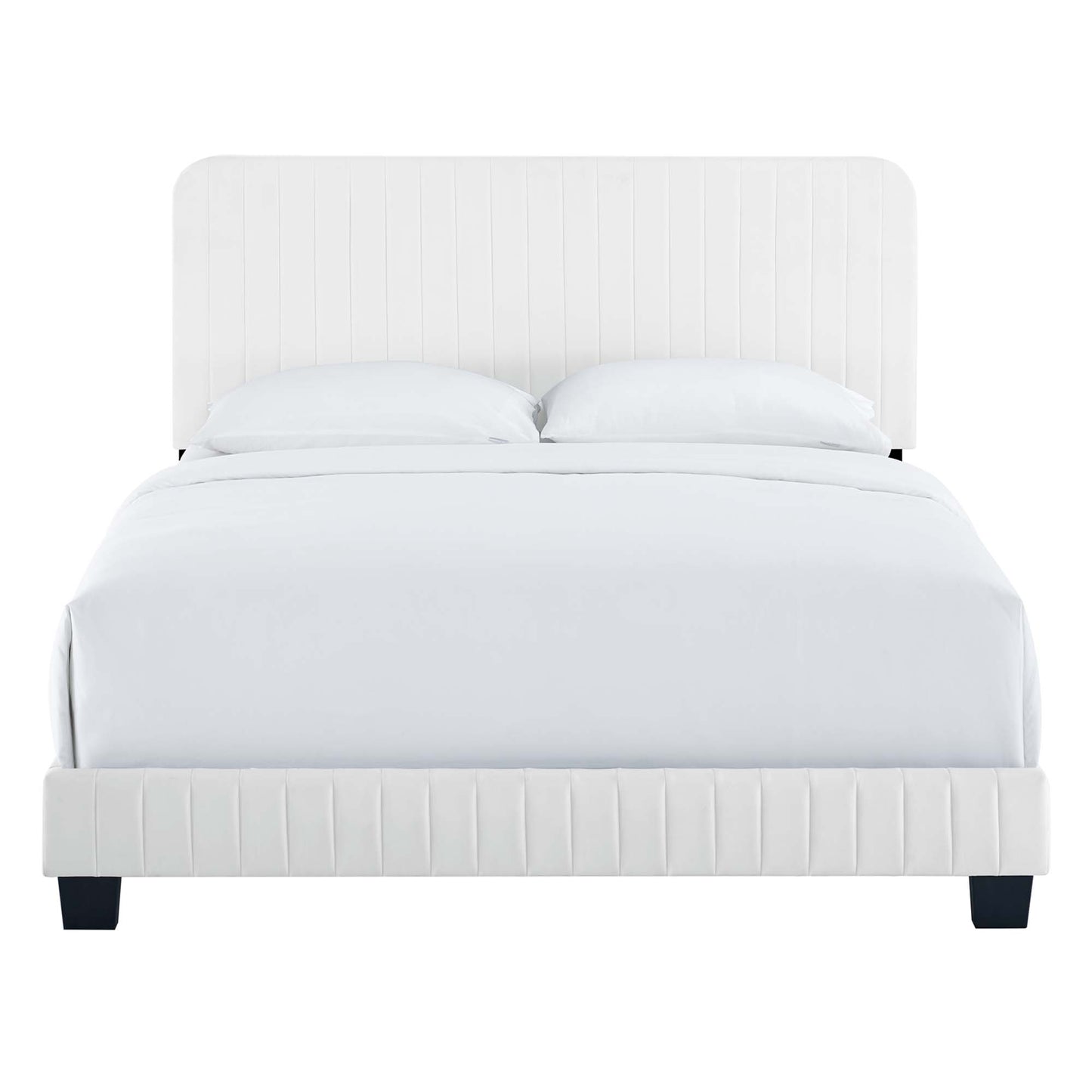 Celine Channel Tufted Performance Velvet King Bed