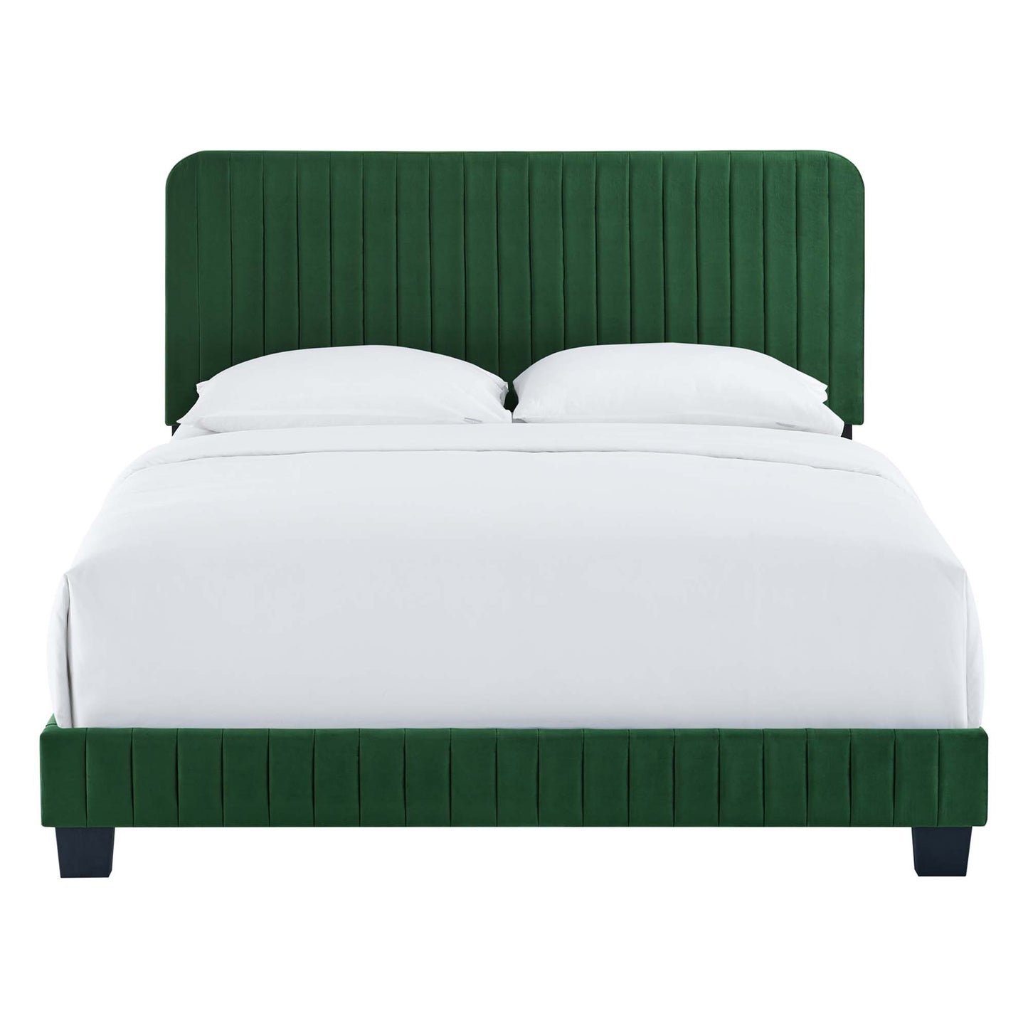 Celine Channel Tufted Performance Velvet Full Bed