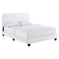 Celine Channel Tufted Performance Velvet King Platform Bed