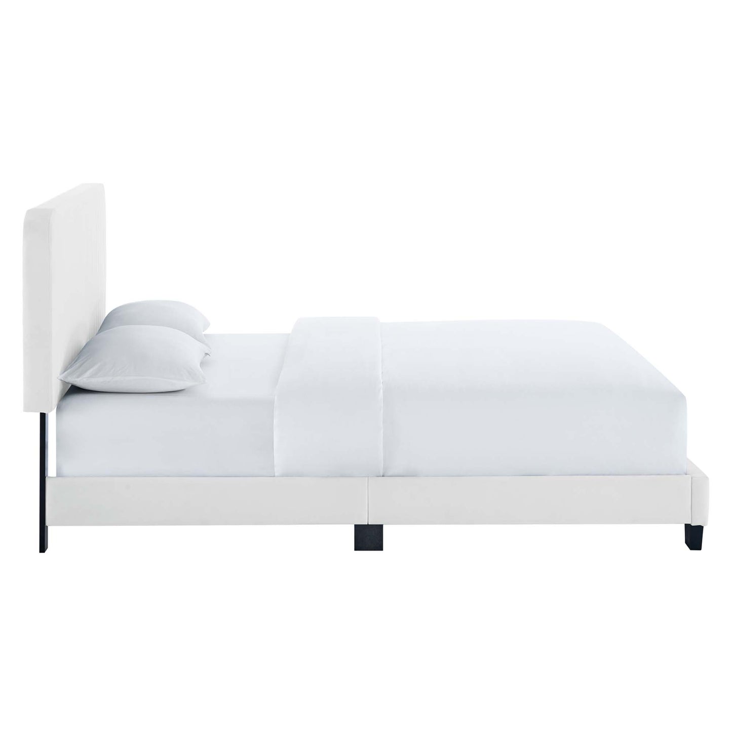 Celine Channel Tufted Performance Velvet King Platform Bed