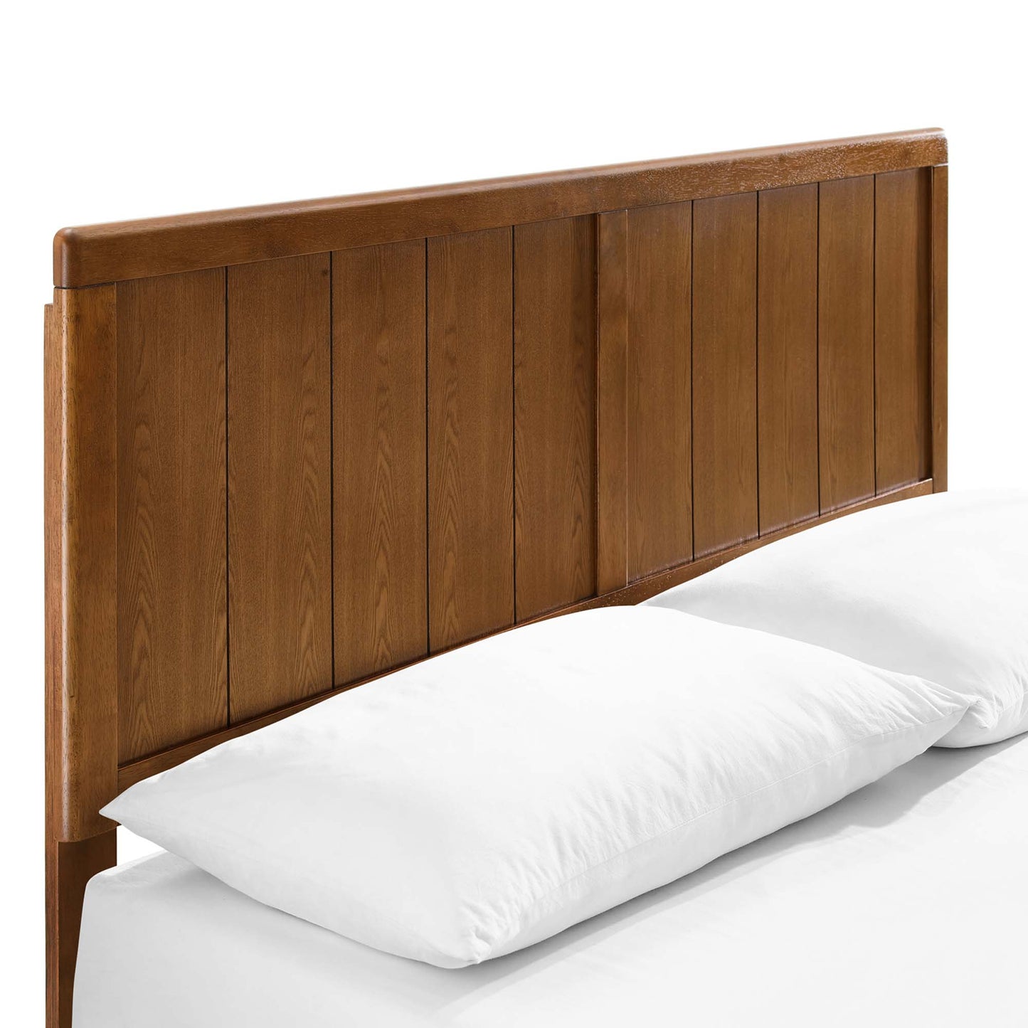 Alana Wood Queen Platform Bed With Angular Frame