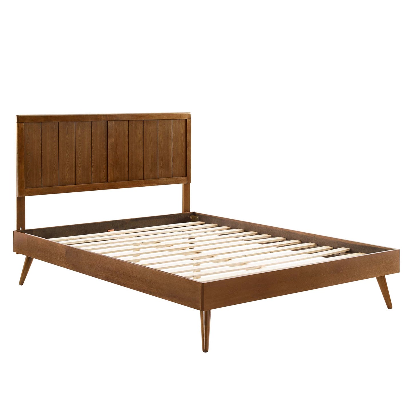 Alana Wood Queen Platform Bed With Splayed Legs