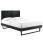 Cama Queen con plataforma de madera Marlee y estructura angular de Modway