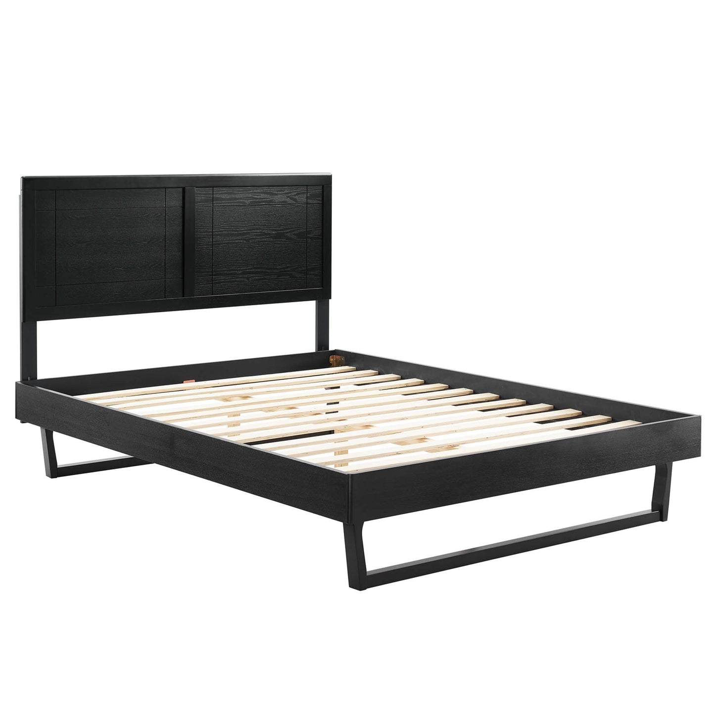 Cama Queen con plataforma de madera Marlee y estructura angular de Modway