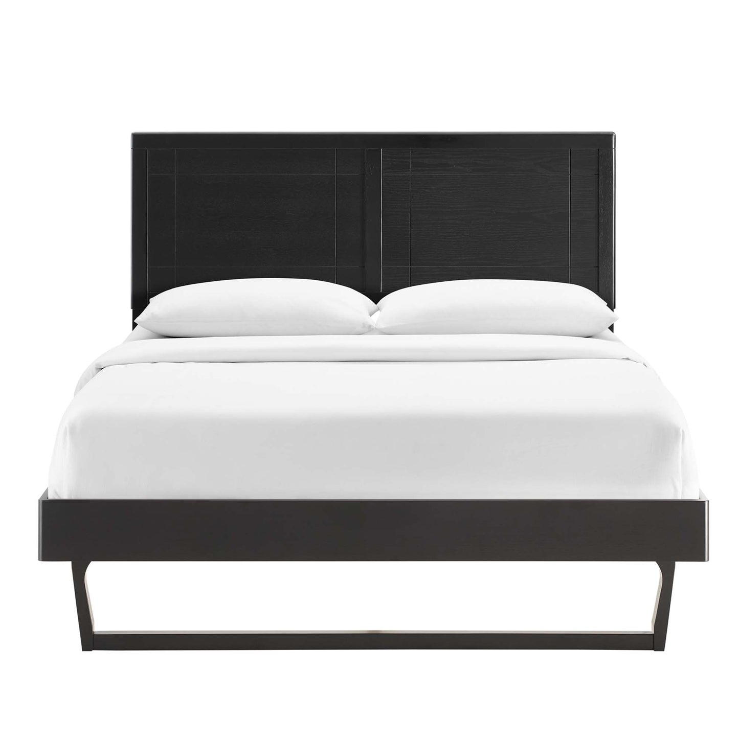 Cama Queen con plataforma de madera Marlee y estructura angular de Modway