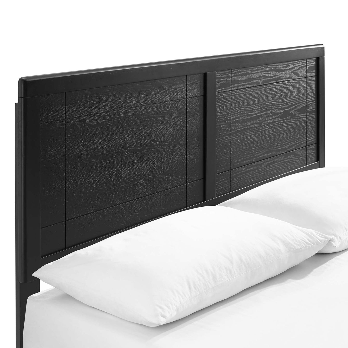 Cama Queen con plataforma de madera Marlee y estructura angular de Modway