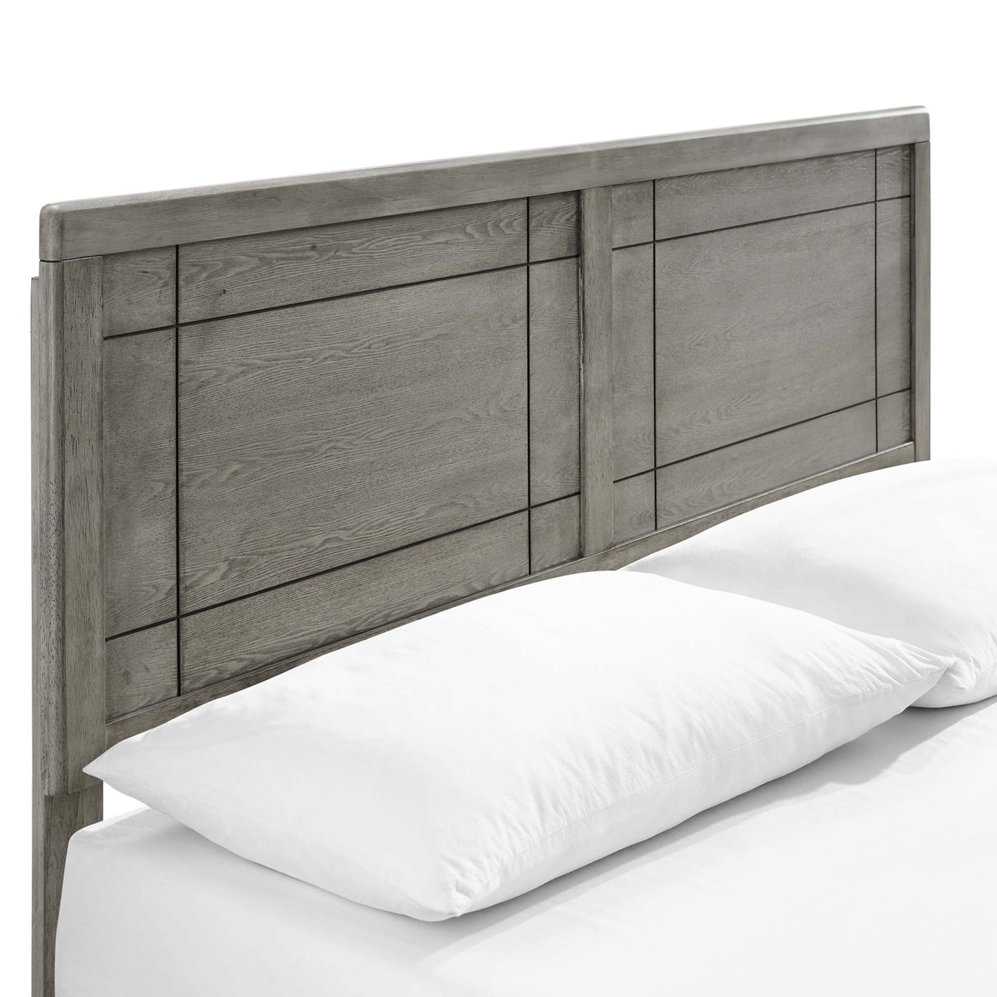 Cama Queen con plataforma de madera Marlee y estructura angular de Modway