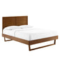 Cama Queen con plataforma de madera Marlee y estructura angular de Modway