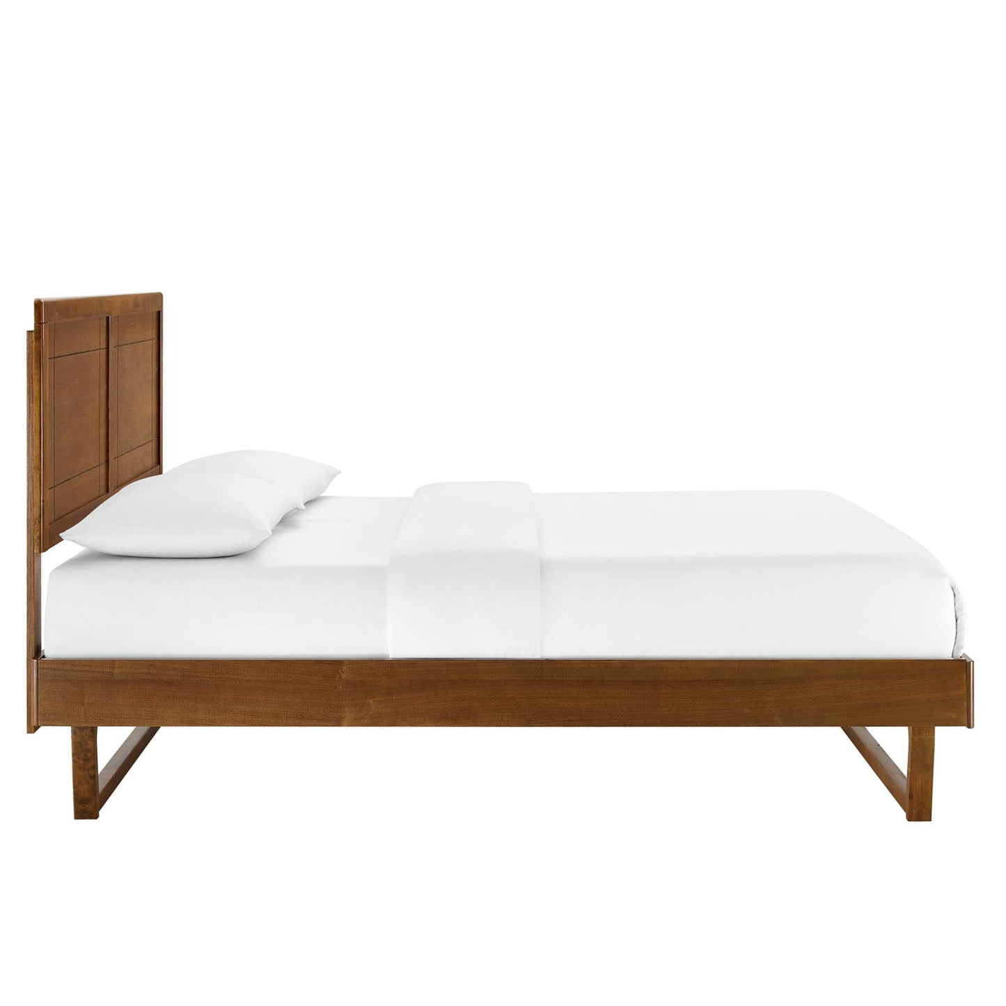 Cama Queen con plataforma de madera Marlee y estructura angular de Modway