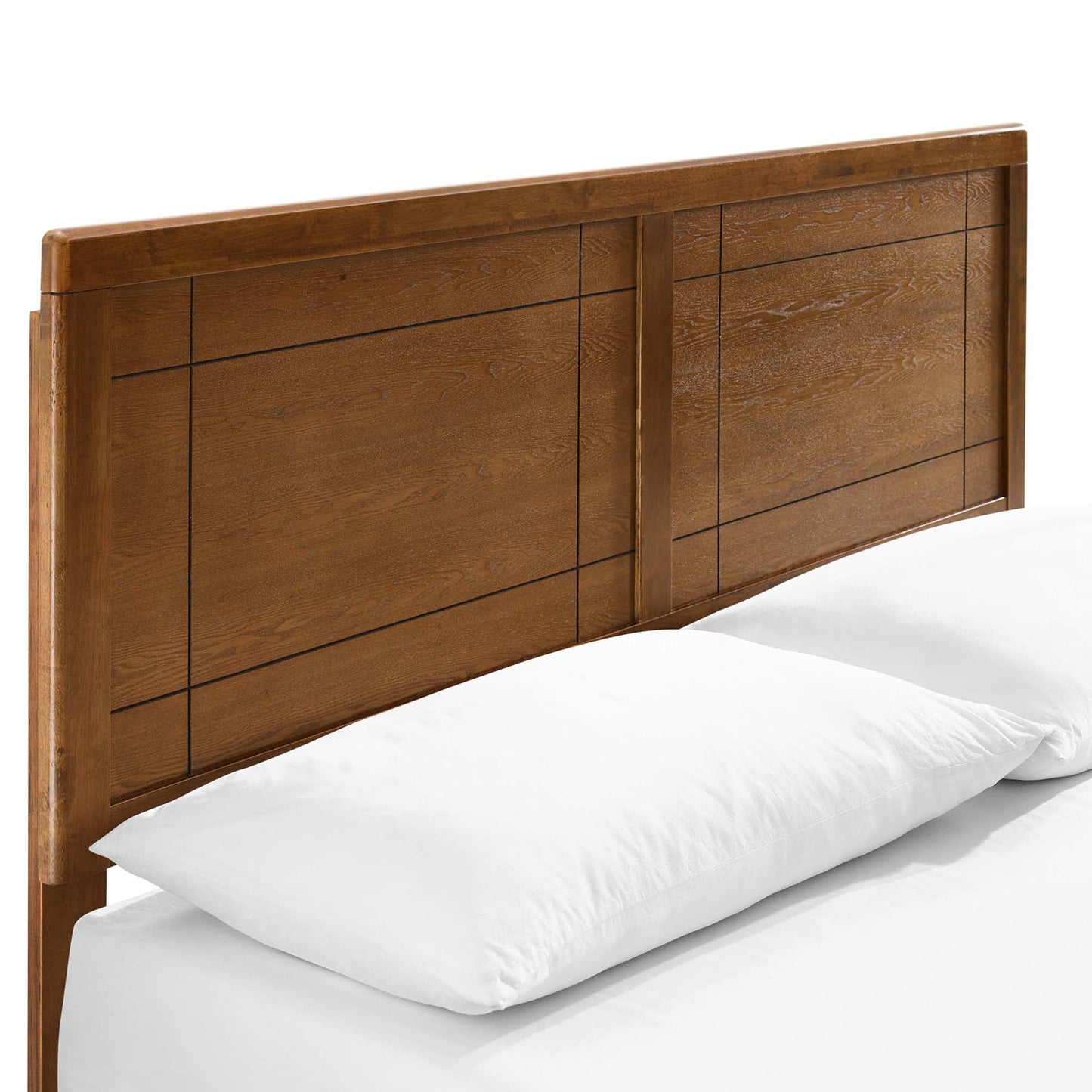 Cama Queen con plataforma de madera Marlee y estructura angular de Modway