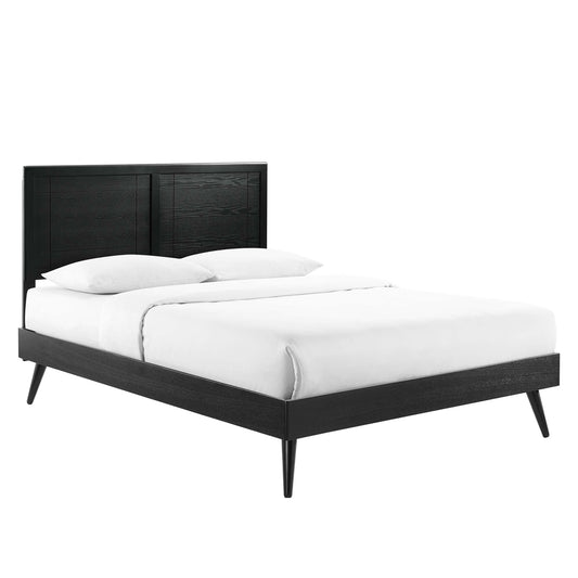 Cama Queen con plataforma de madera Marlee y patas separadas de Modway