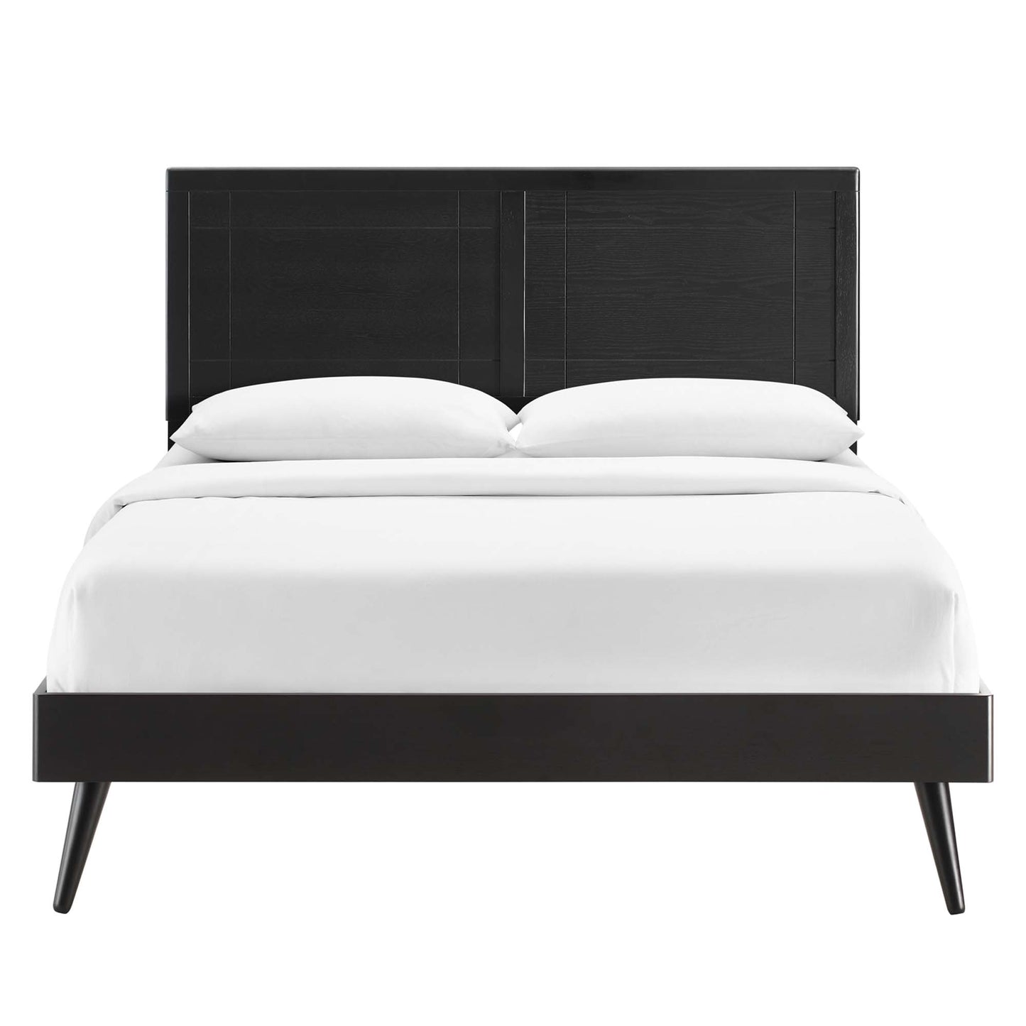 Cama Queen con plataforma de madera Marlee y patas separadas de Modway