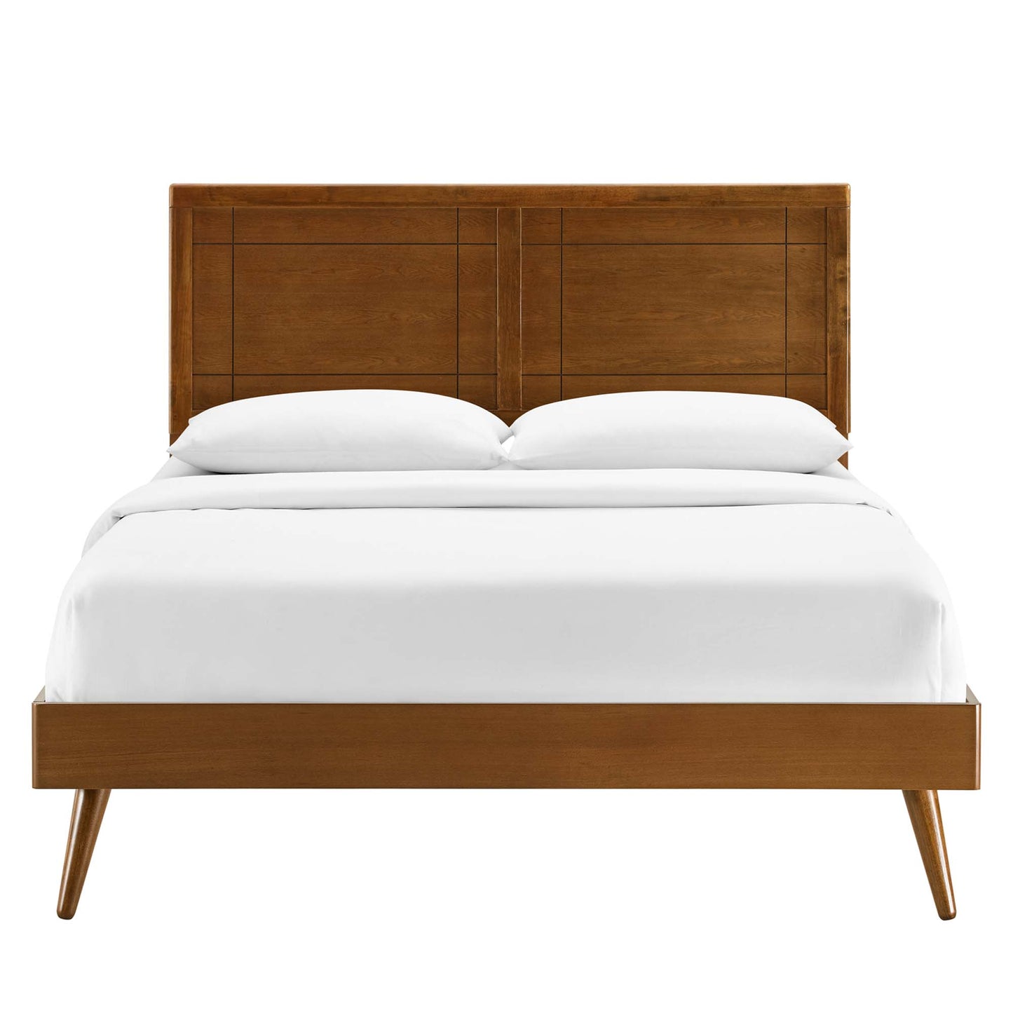 Cama Queen con plataforma de madera Marlee y patas separadas de Modway