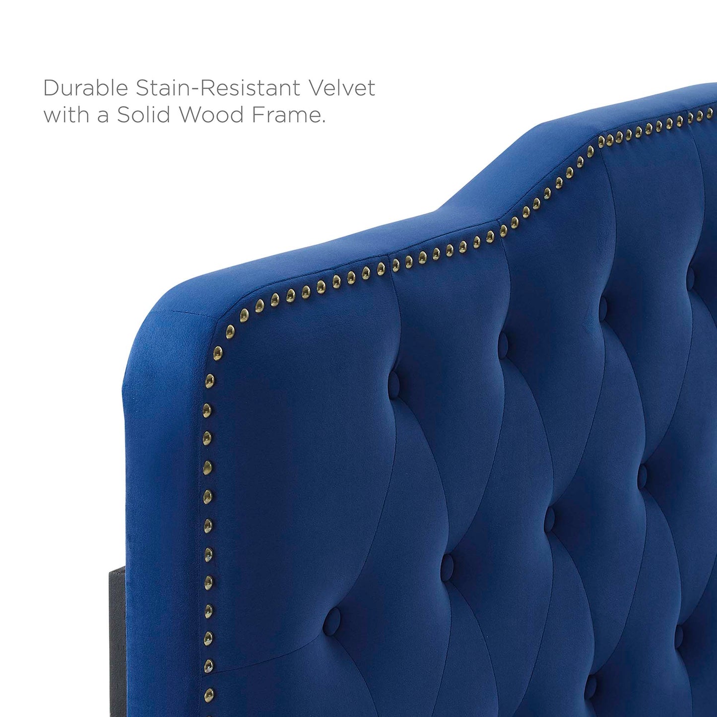 Sophia Tufted Performance Velvet Full/Queen Headboard