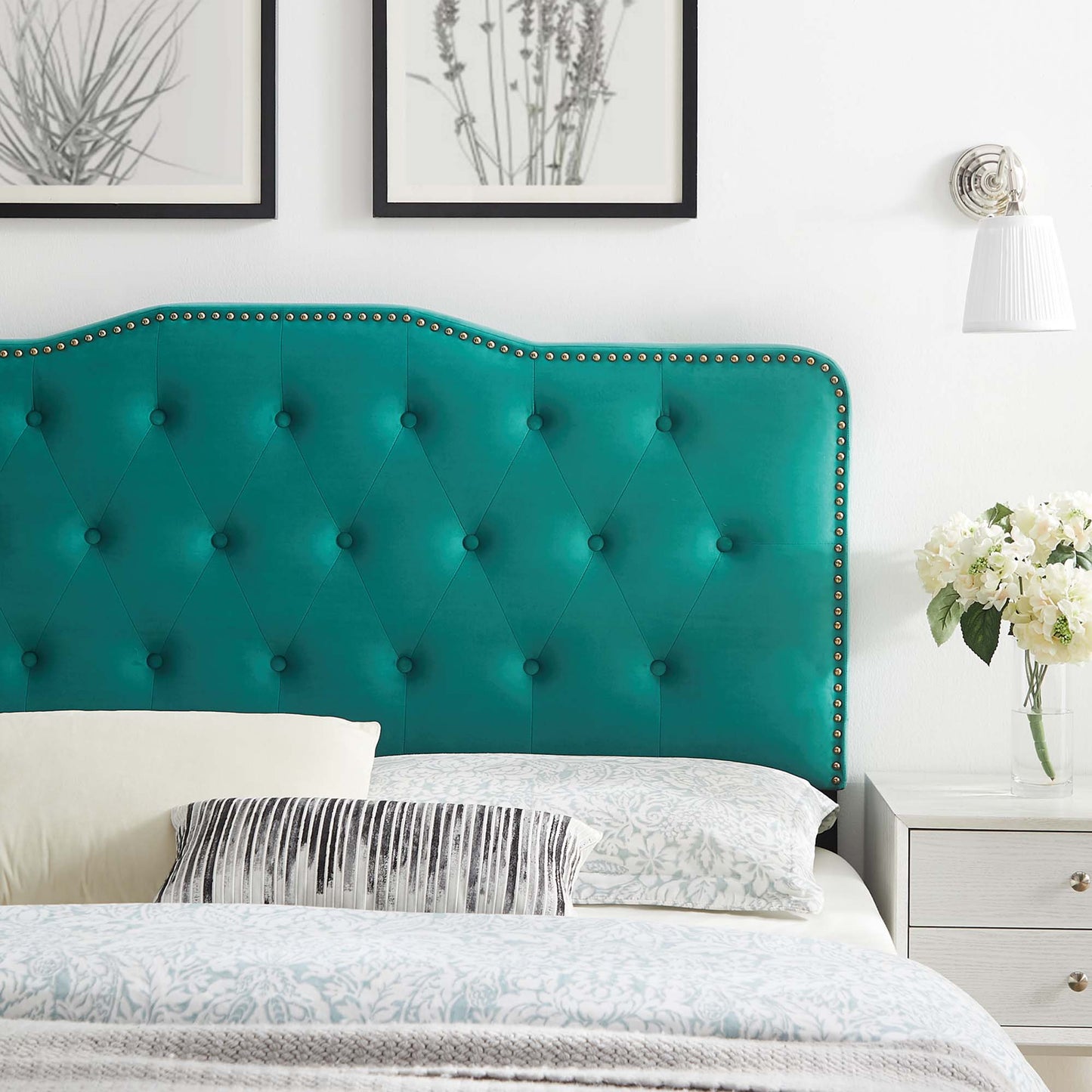 Sophia Tufted Performance Velvet King/California King Headboard