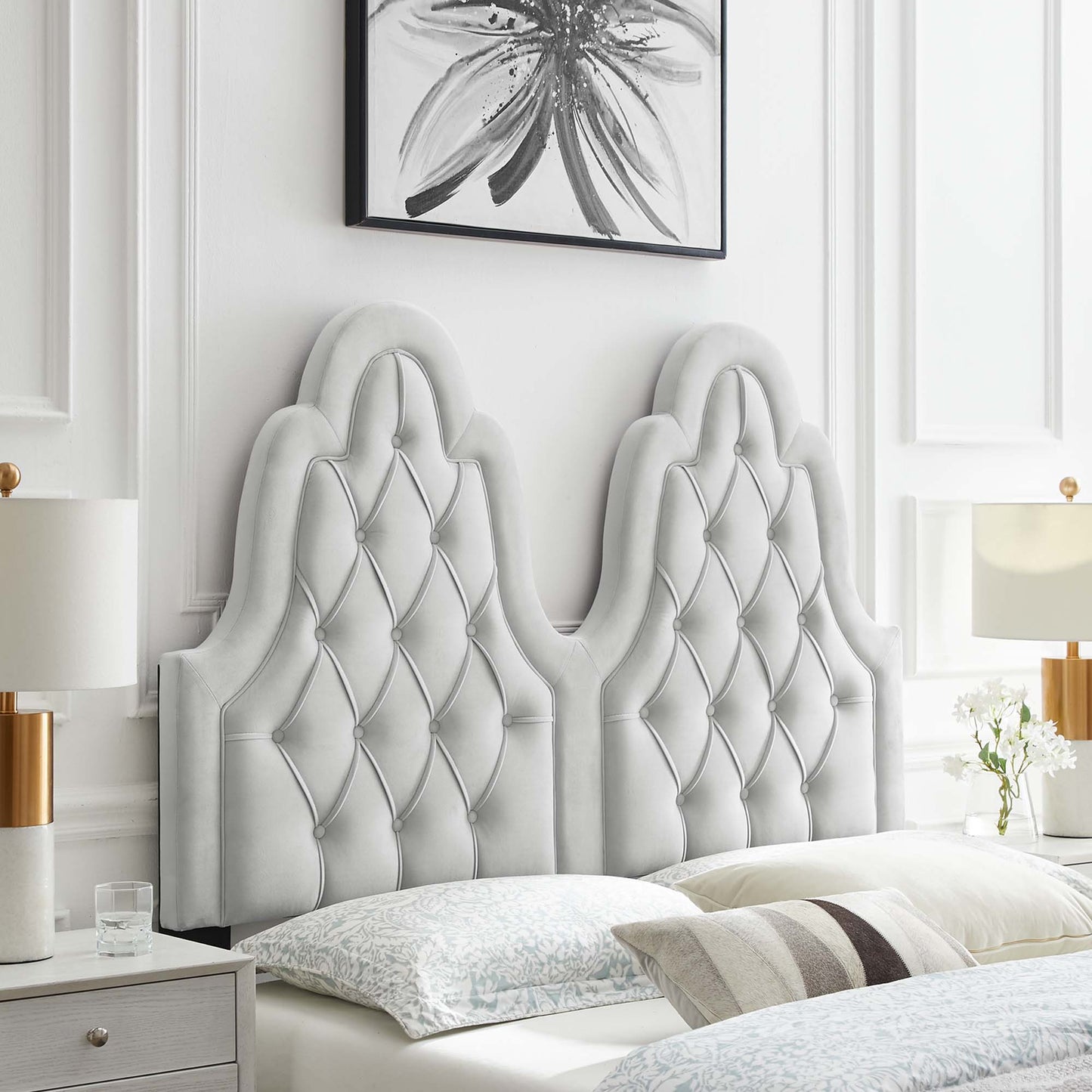 Augustine Tufted Performance Velvet King/California King Headboard