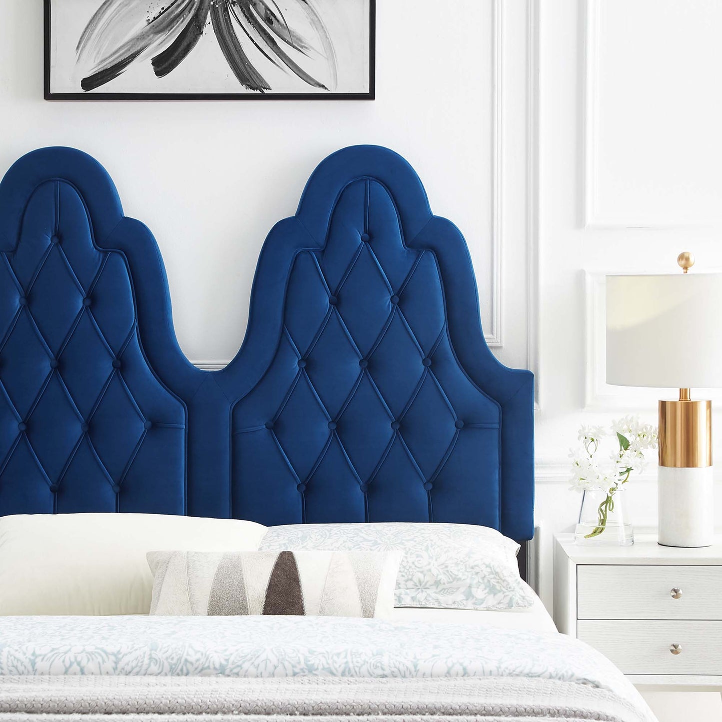 Augustine Tufted Performance Velvet King/California King Headboard