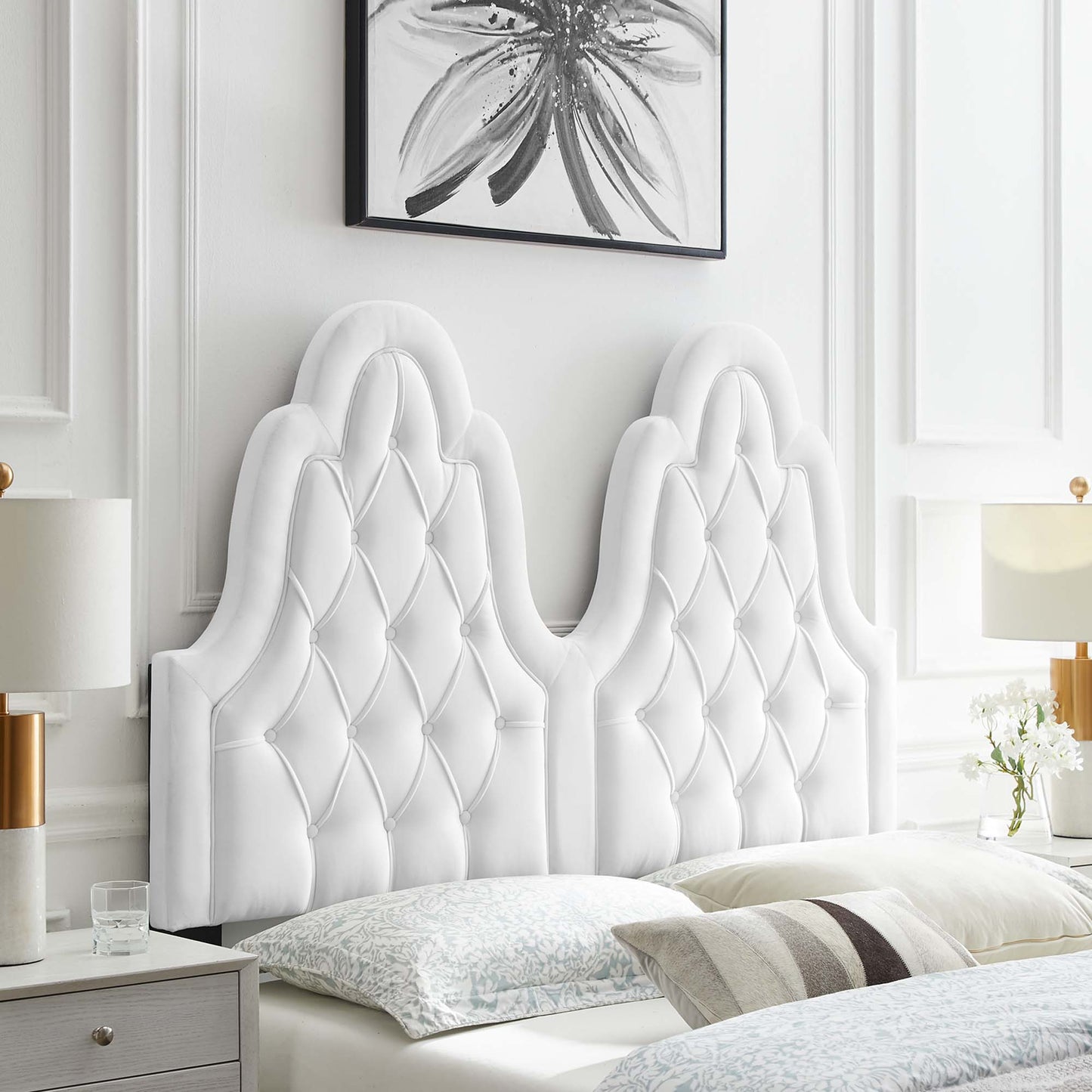 Augustine Tufted Performance Velvet King/California King Headboard