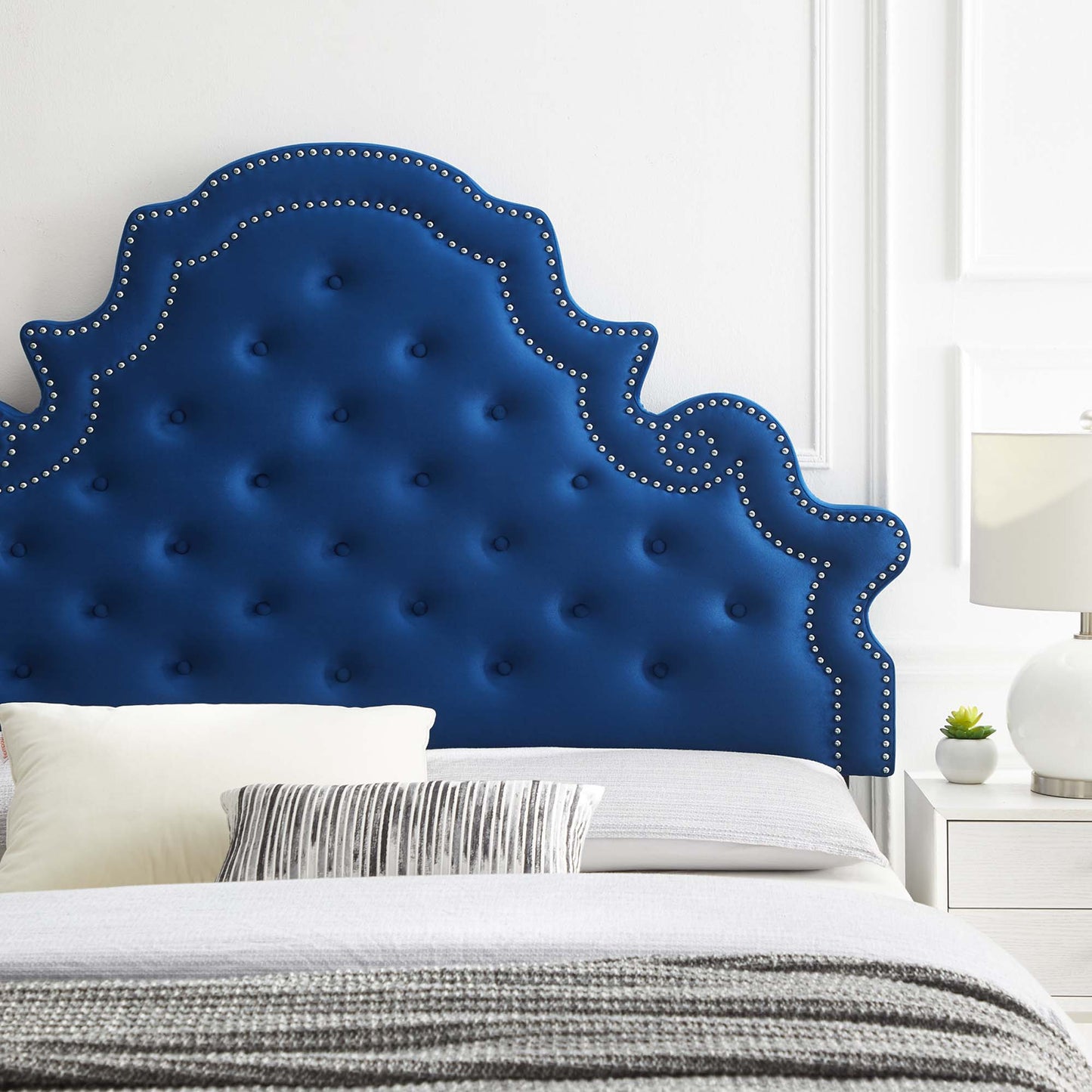 Diana Tufted Performance Velvet Twin Headboard