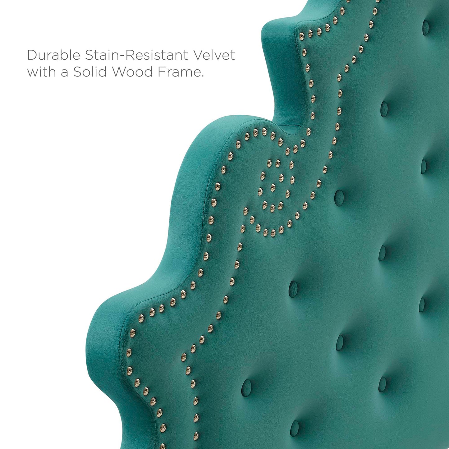 Diana Tufted Performance Velvet Twin Headboard