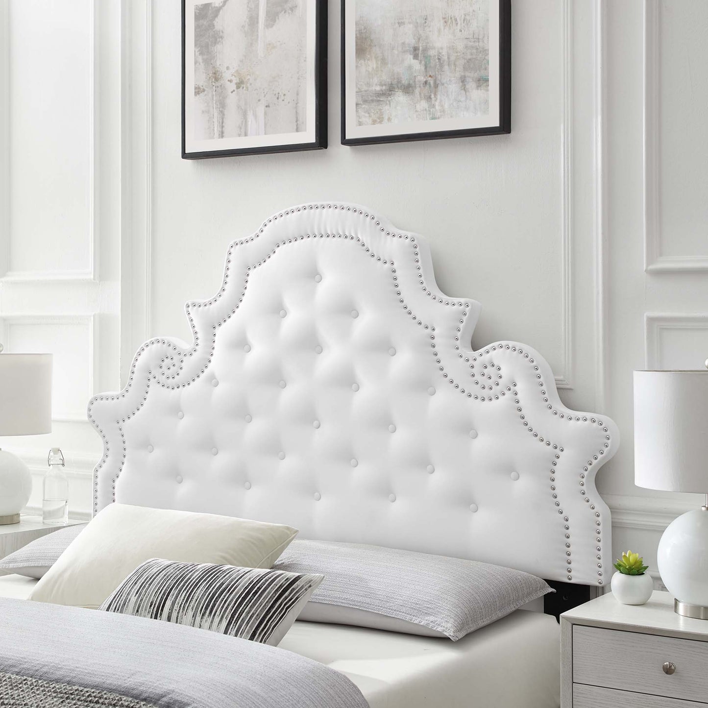 Diana Tufted Performance Velvet Twin Headboard