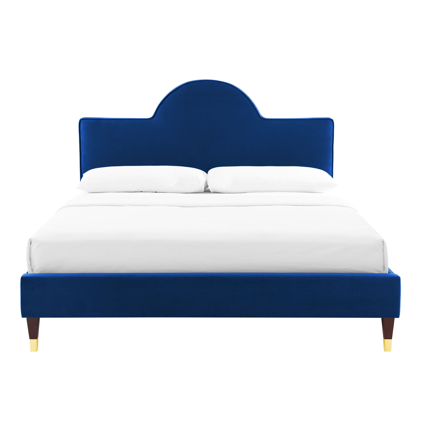 Aurora Performance Velvet Queen Bed