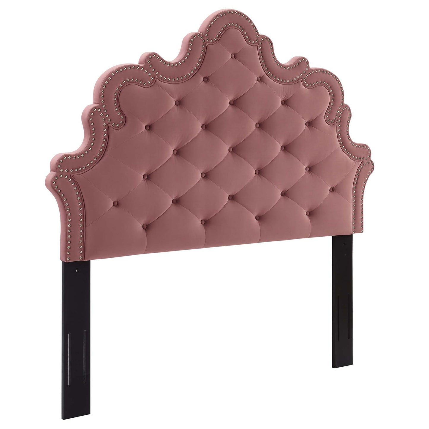 Arabella Button-Tufted Performance Velvet King/California King Headboard