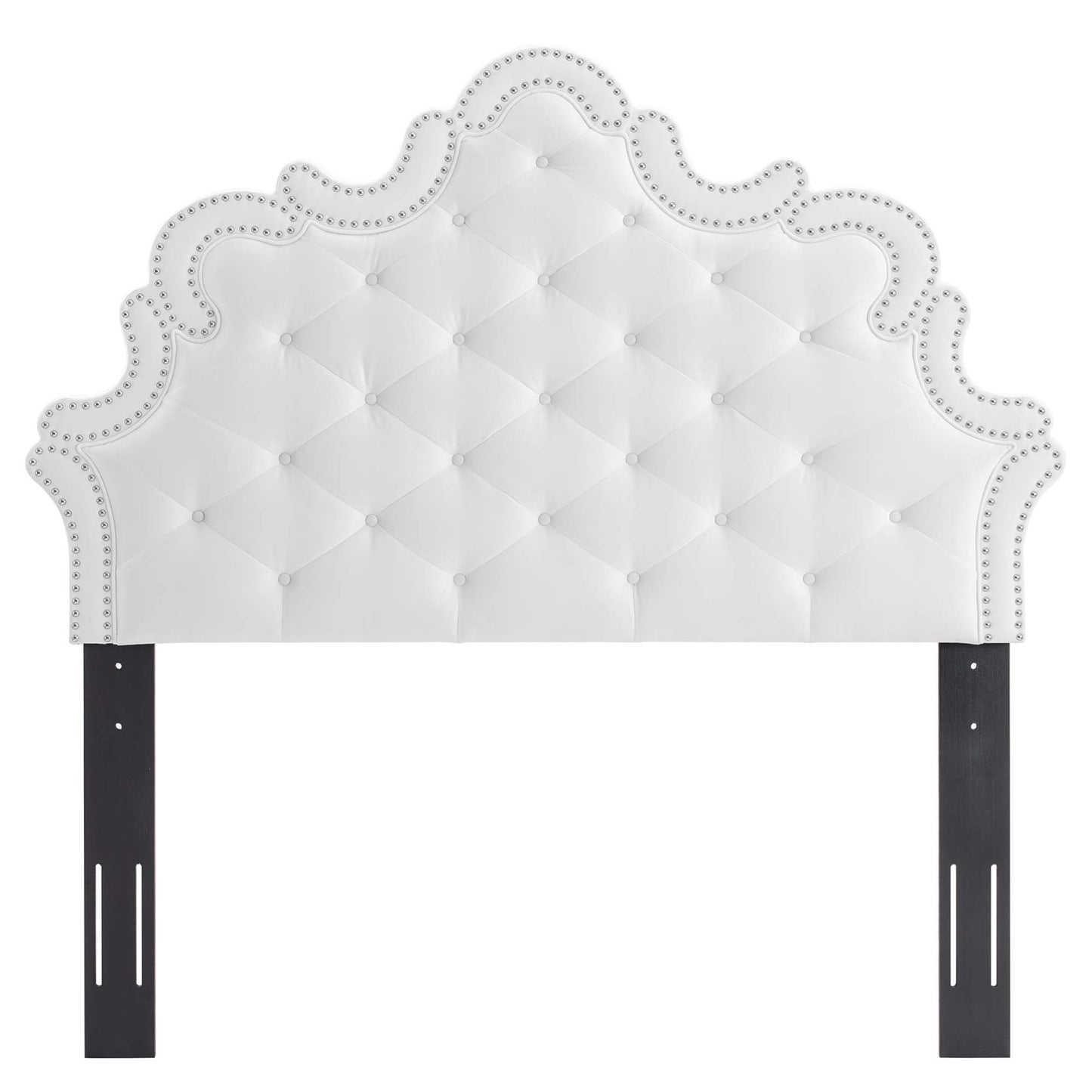 Arabella Button-Tufted Performance Velvet King/California King Headboard