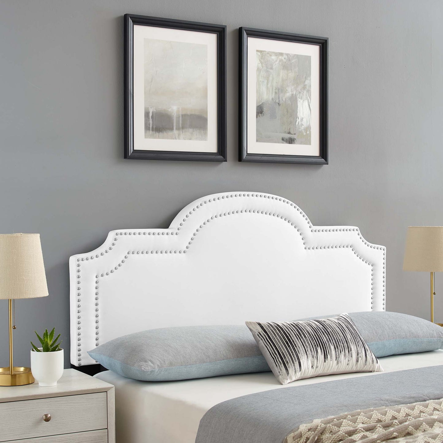 Belinda Performance Velvet King/California King Headboard