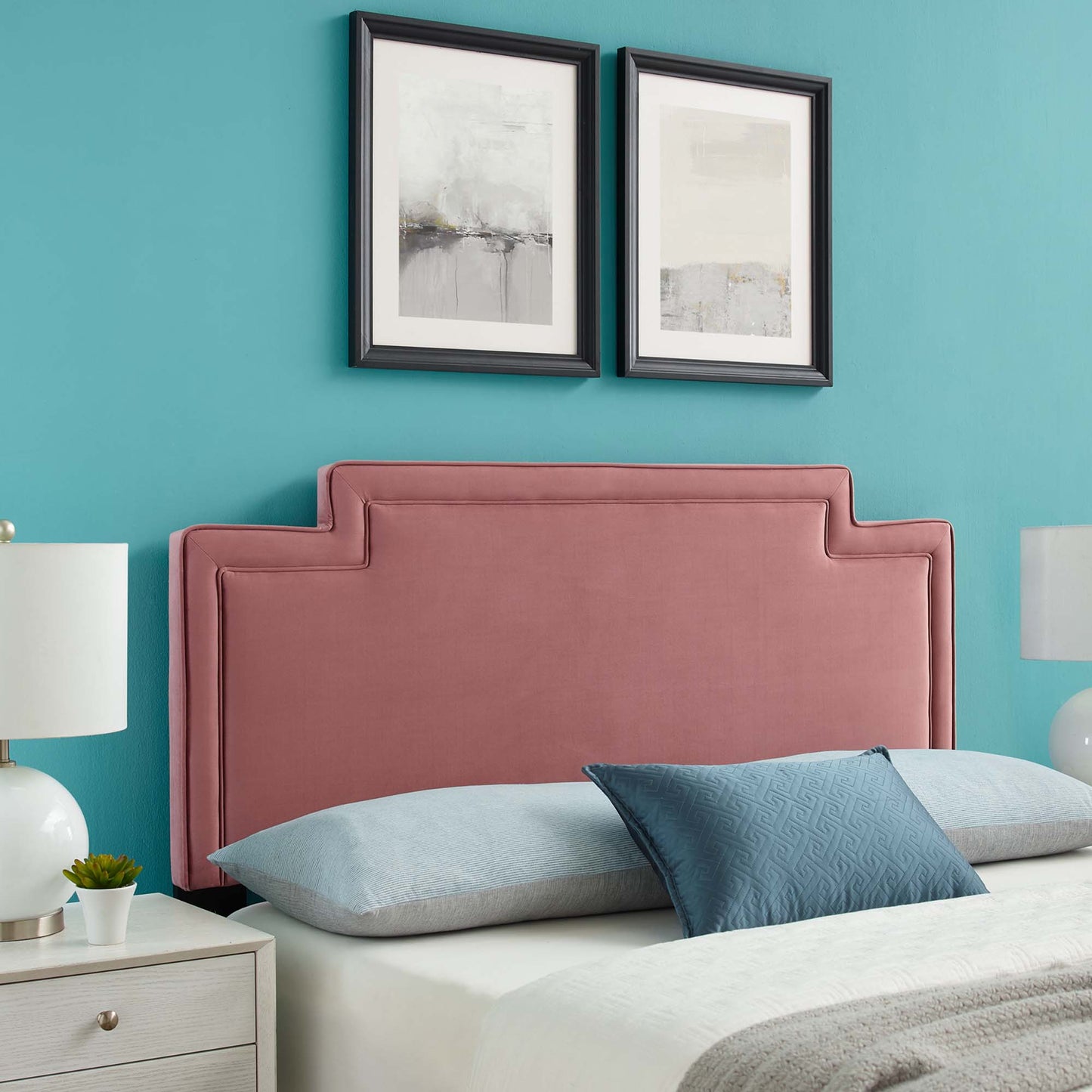 Transfix Performance Velvet Twin Headboard