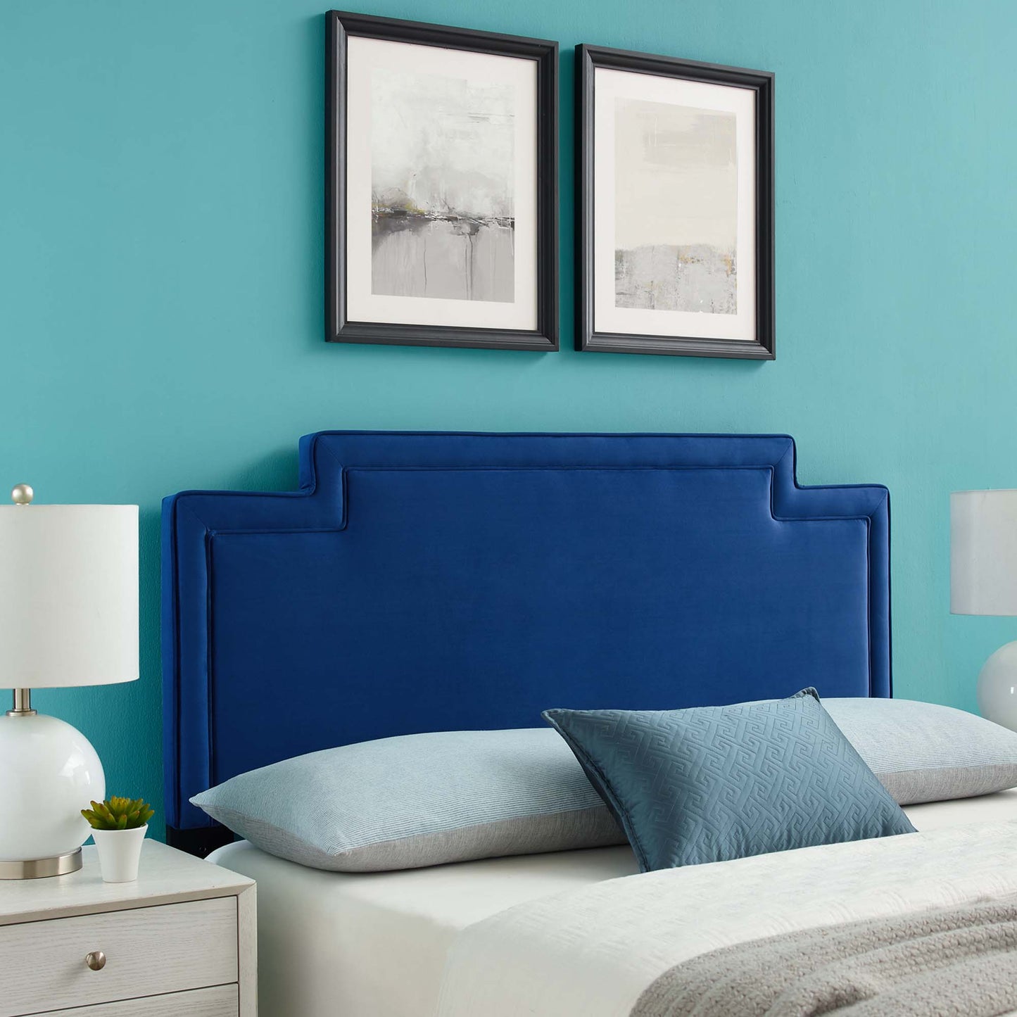 Transfix Performance Velvet Twin Headboard