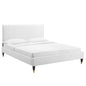 Peyton Performance Velvet Queen Platform Bed