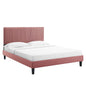 Lit plateforme Peyton Performance Velvet Queen de Modway