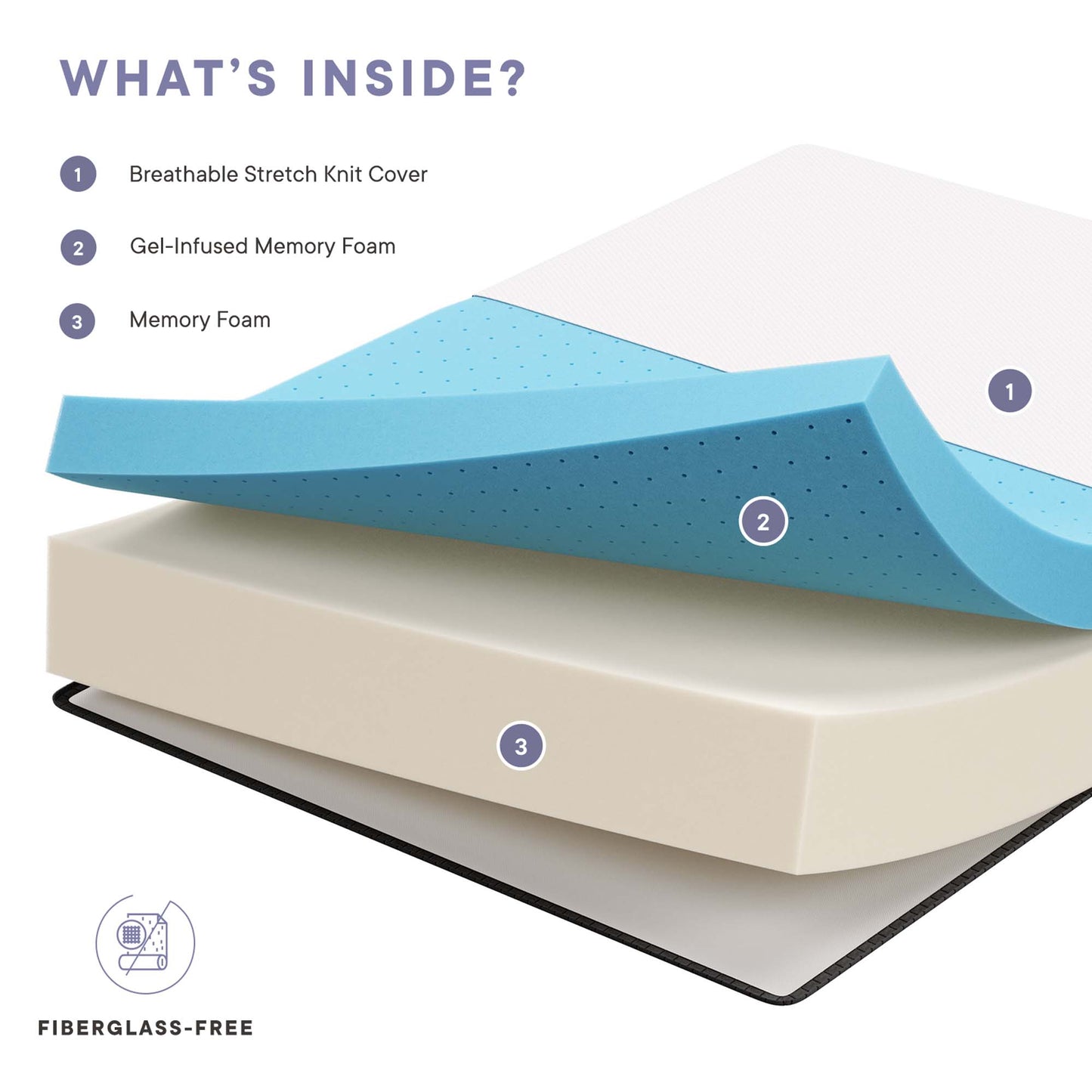 Aveline 14" Memory Foam King Mattress